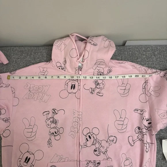 Disney Pink Mickey Mouse Zip-Up Hoodie - Picture 4 of 10